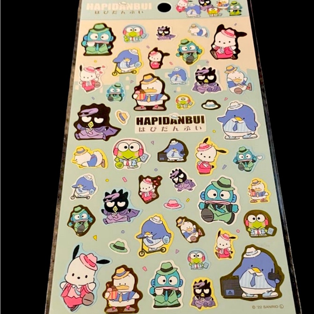 Cute Kawaii Sanrio Characters Sticker Sheet